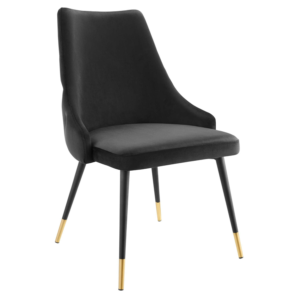 Adorn Black Tufted Performance Velvet Dining Side Chair - Ornate Home
