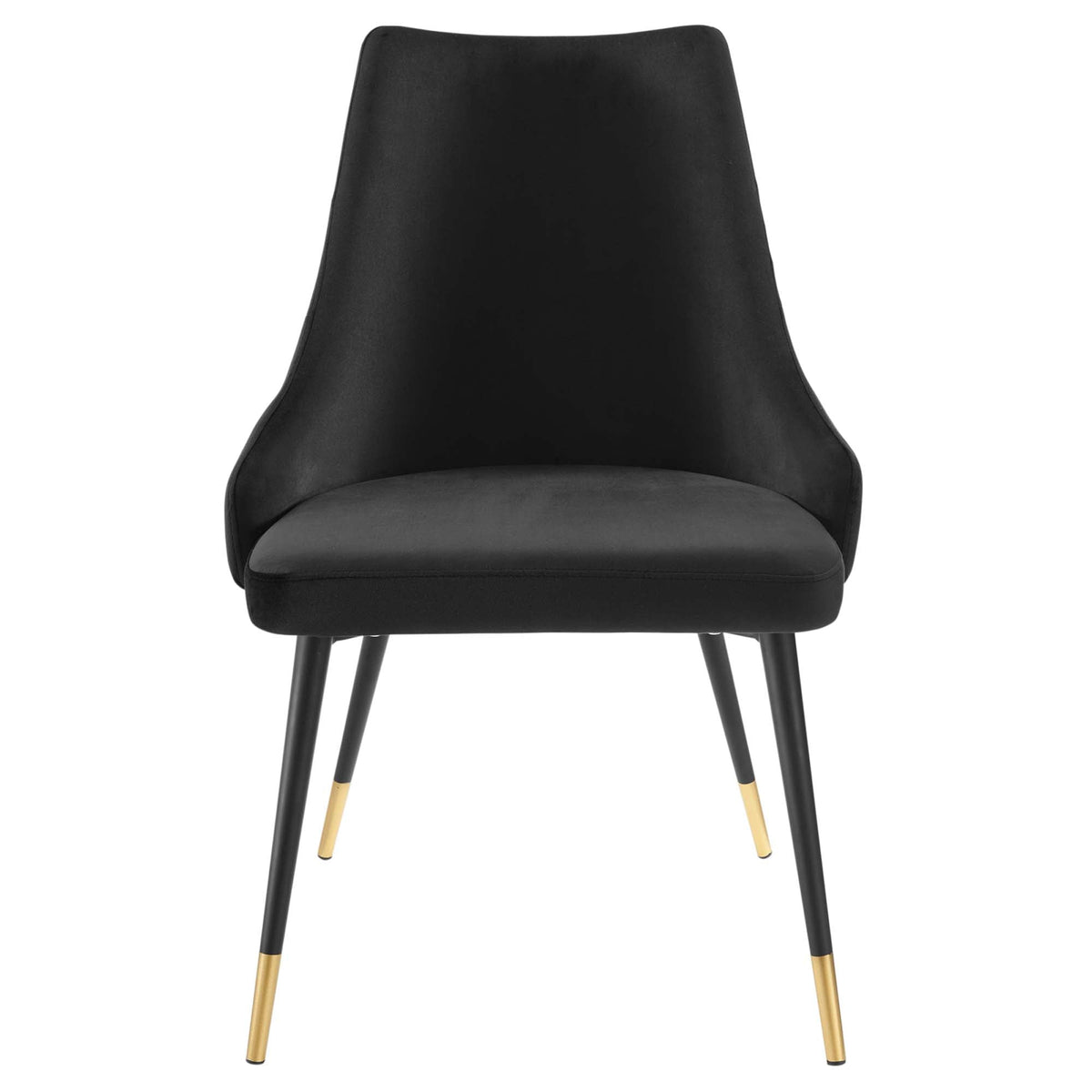 Adorn Black Tufted Performance Velvet Dining Side Chair - Ornate Home