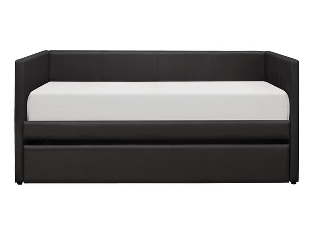 Adra Black Daybed with Trundle - Ornate Home