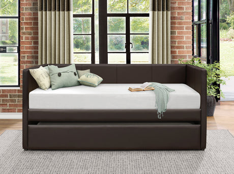 Adra Brown Daybed with Trundle - Ornate Home