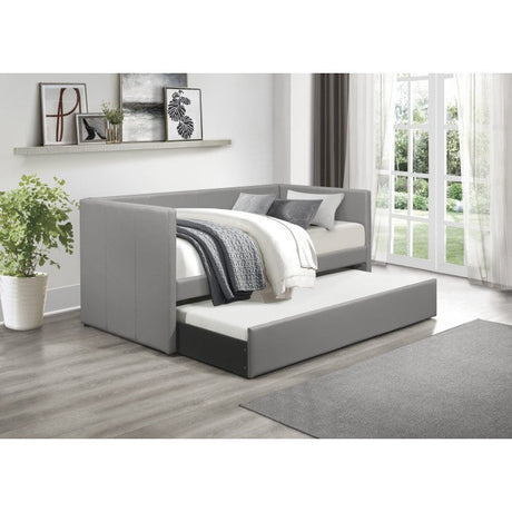 Adra Gray Daybed with Trundle - Ornate Home