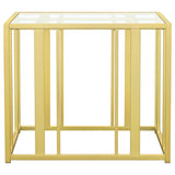 Adri Matte Brass 2-piece Coffee and End Table Set - Ornate Home