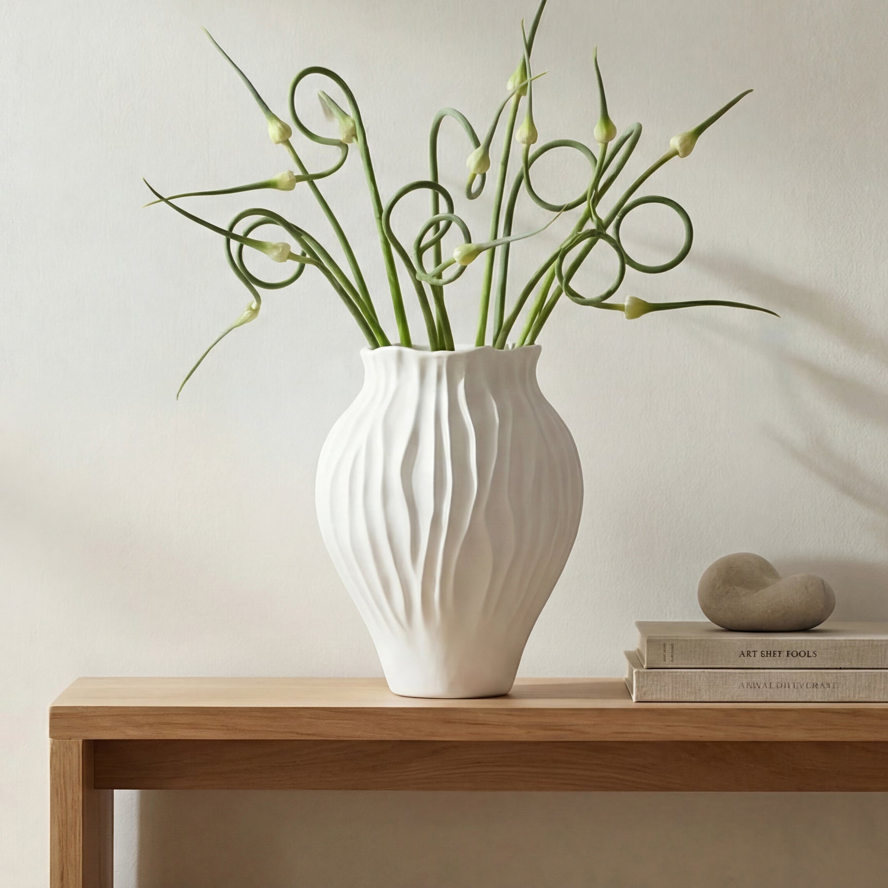 Adria White 14-in Vessel - Ornate Home