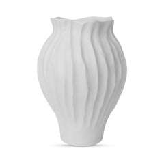 Adria White 18-in Vessel - Ornate Home