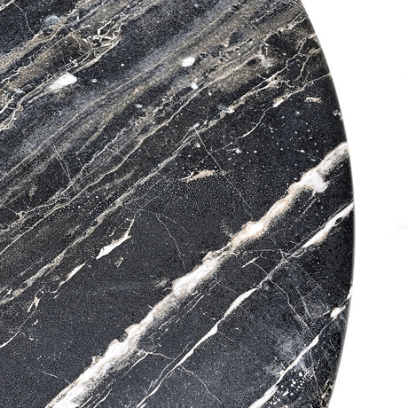 Adrian Black Outdoor Round Dining Table - Ornate Home