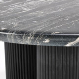 Adrian Black Outdoor Round Dining Table - Ornate Home