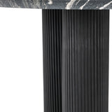 Adrian Black Outdoor Round Dining Table - Ornate Home