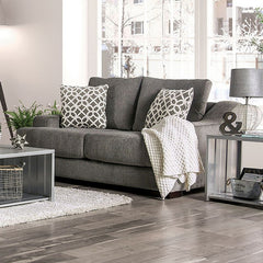 Adrian Gray Loveseat - Ornate Home