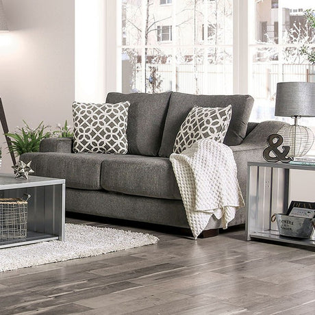 Adrian Gray Loveseat - Ornate Home