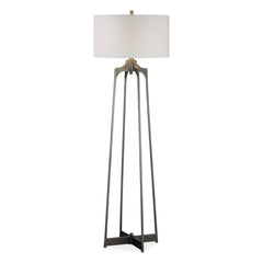 Adrian Silver Modern Floor Lamp - Ornate Home