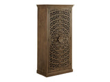 Adriana Brown Tall-Cabinet - Ornate Home
