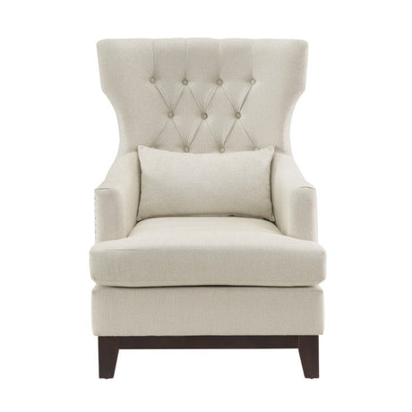 Adriano Beige Accent Chair - Ornate Home