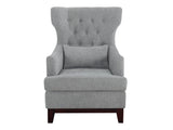 Adriano Light Gray Accent Chair - Ornate Home