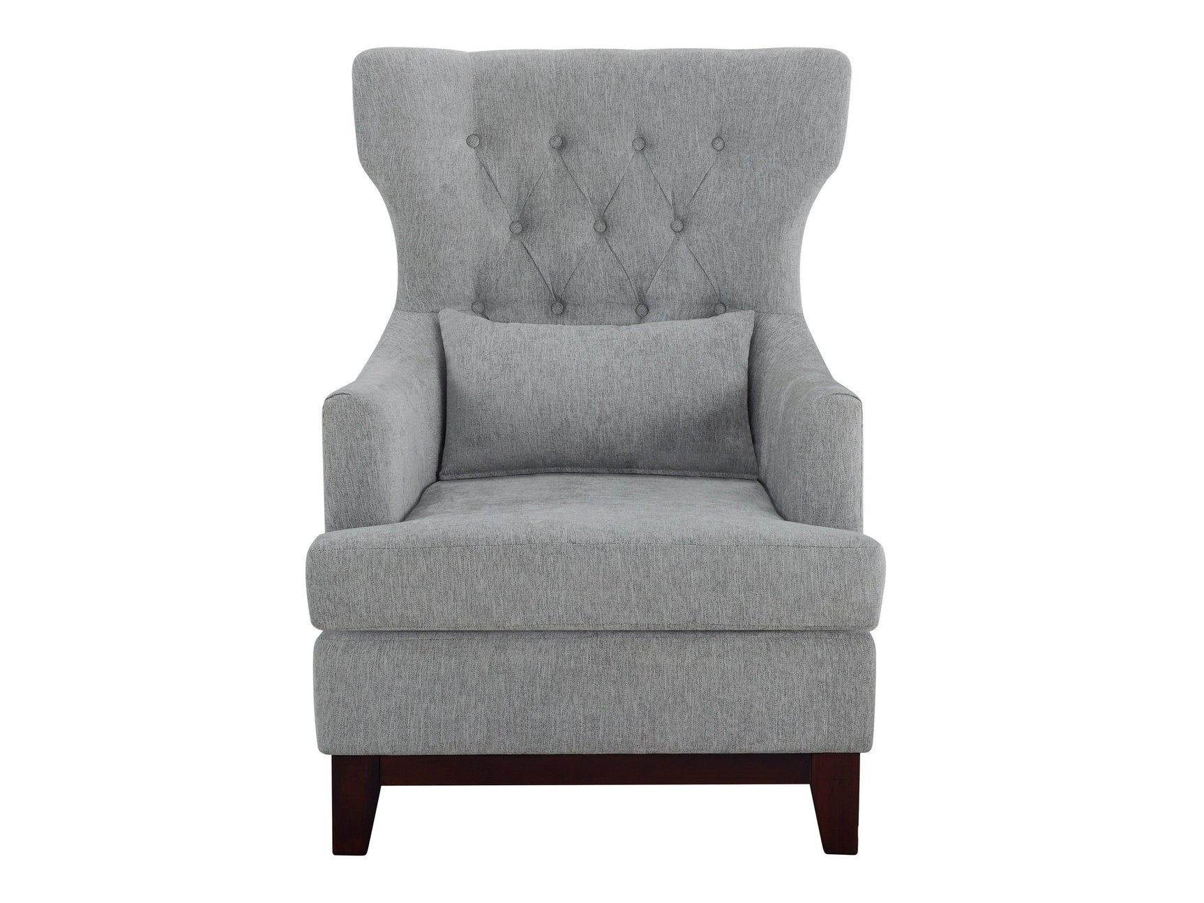 Adriano Light Gray Accent Chair - Ornate Home