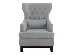 Adriano Light Gray Accent Chair - Ornate Home