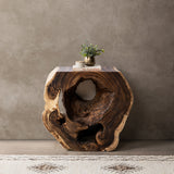 Adrynia Natural Console Table - Ornate Home