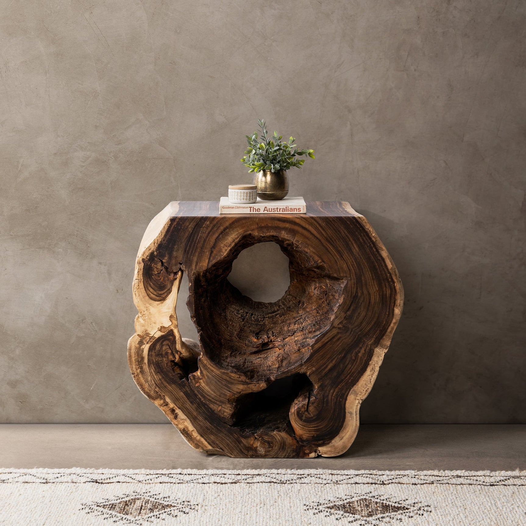 Adrynia Natural Console Table - Ornate Home