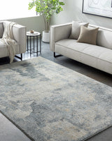 Adsila Teal Blue Thick Luxe Rug - Ornate Home