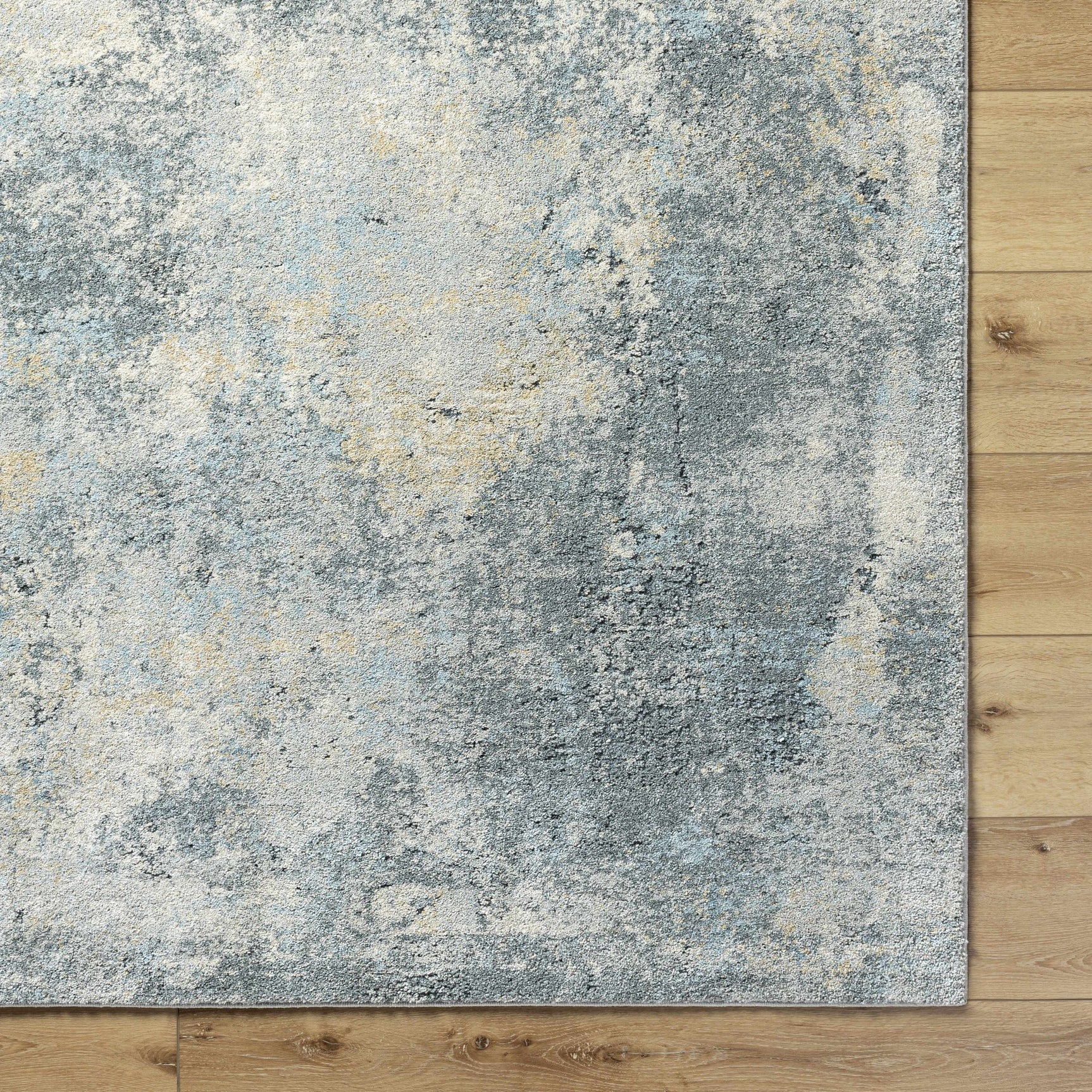 Adsila Teal Blue Thick Luxe Rug - Ornate Home