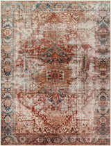 Adtugan Vintage Flat Pile Washable Rug - Ornate Home