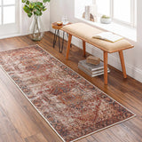 Adtugan Vintage Flat Pile Washable Rug - Ornate Home