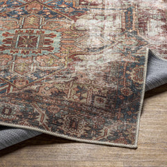 Adtugan Vintage Flat Pile Washable Rug - Ornate Home
