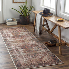 Adtugan Vintage Flat Pile Washable Rug - Ornate Home
