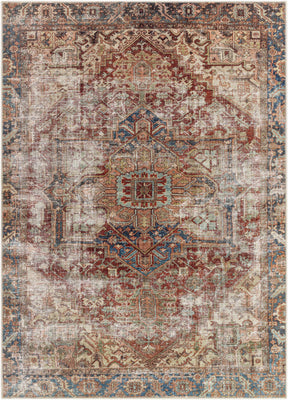 Adtugan Vintage Flat Pile Washable Rug - Ornate Home