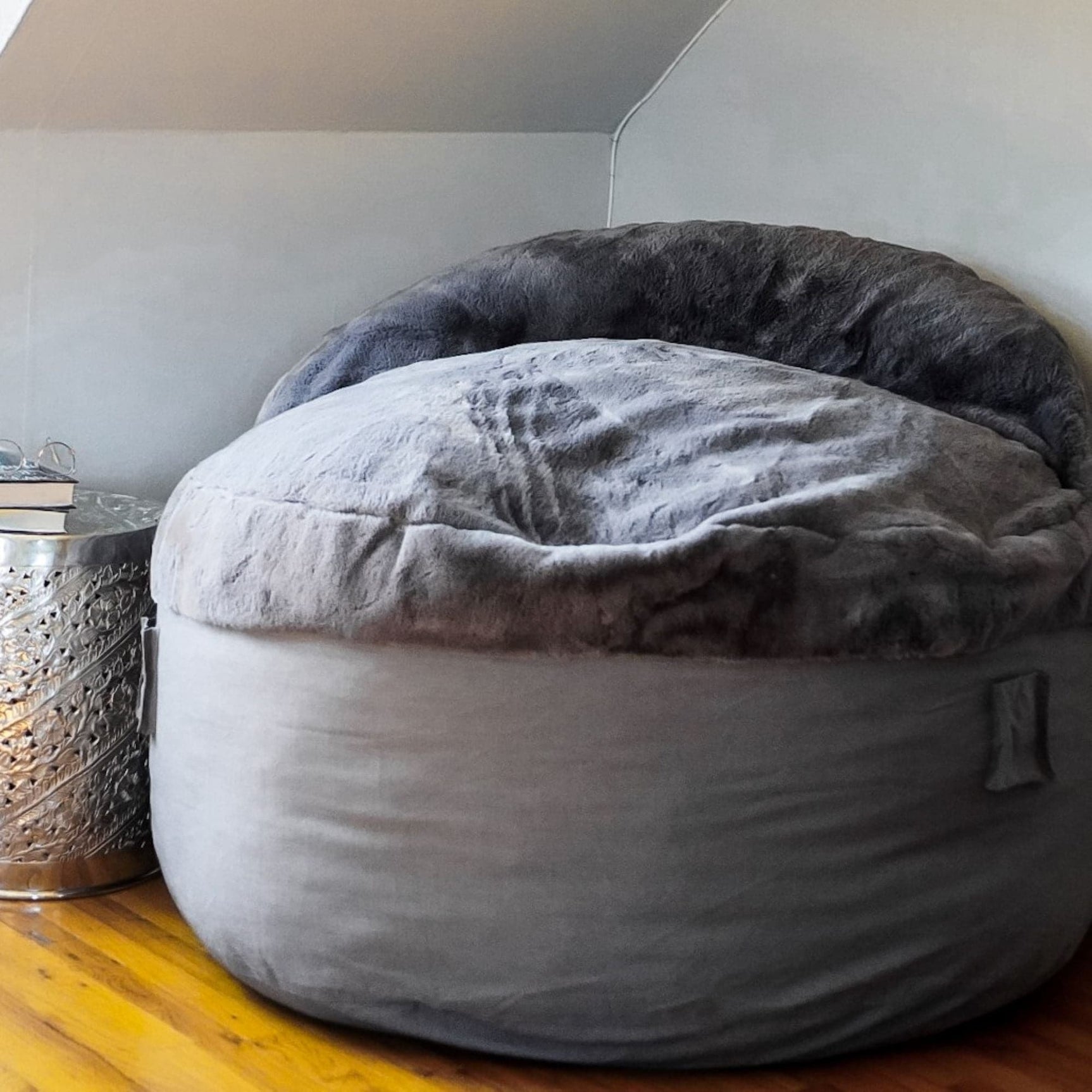 Adult Bean Bag Chair - Full - NEST Bunny Fur - Ornate Home