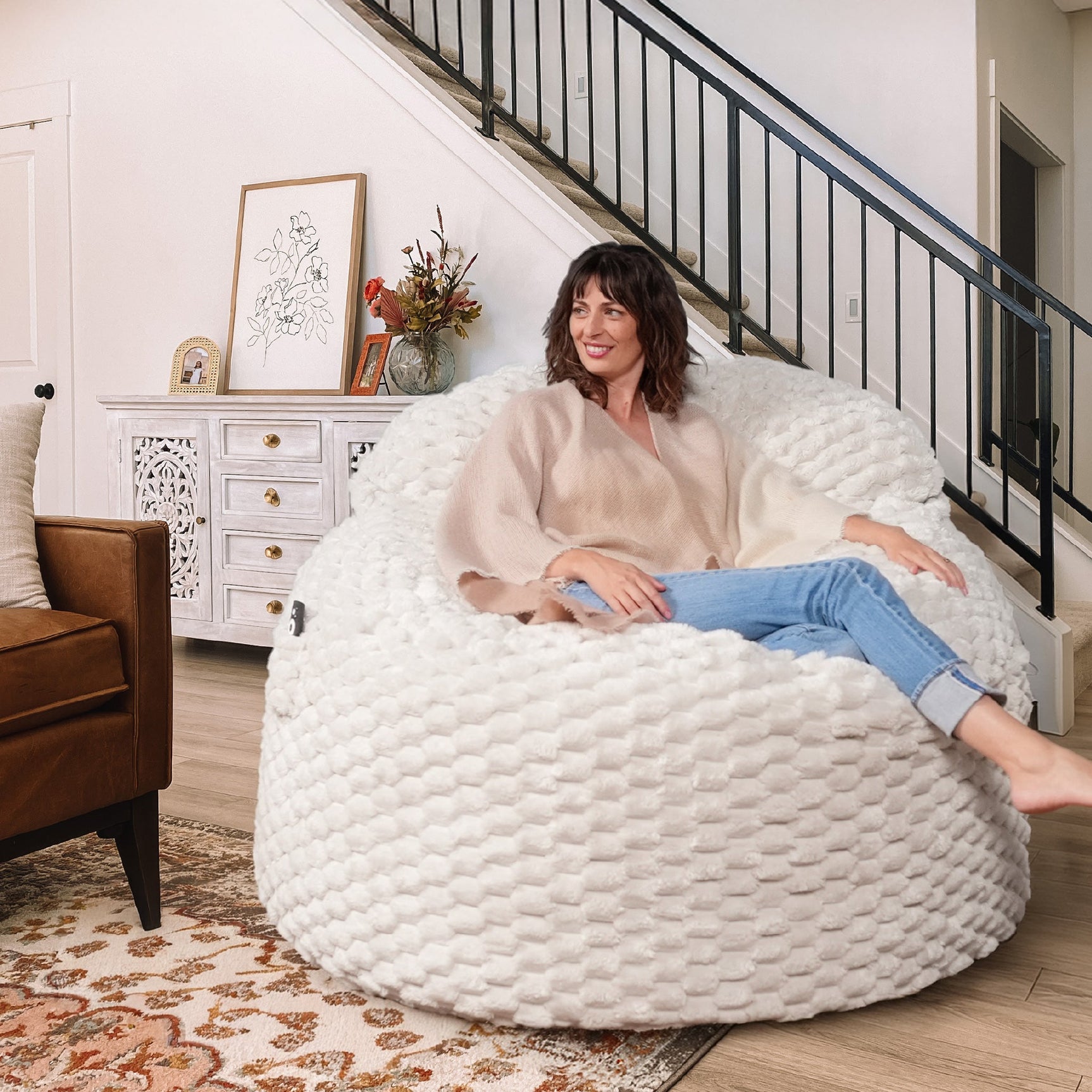 Adult Bean Bag Chair - Full - NEST Cloud - Ornate Home