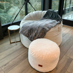 Adult Bean Bag Chair - Full - NEST Terry Corduroy - Ornate Home