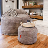 Adult Bean Bag Chair - King - NEST Terry Corduroy - Ornate Home