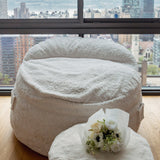 Adult Bean Bag Chair - Queen - NEST Faux Fur - Ornate Home