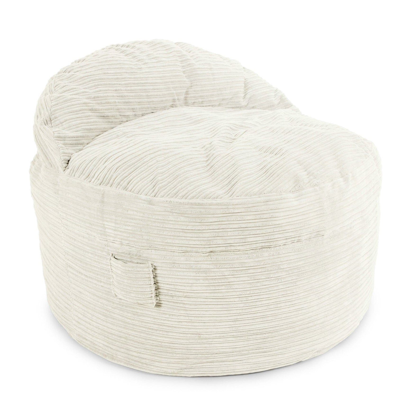 Adult Bean Bag Chair - Queen - NEST Terry Corduroy - Ornate Home