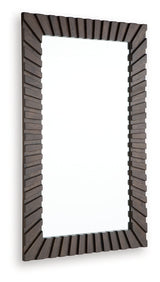 Advin Dark Brown Accent Mirror (Online Special Price) - Ornate Home