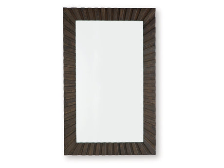 Advin Dark Brown Accent Mirror - Ornate Home