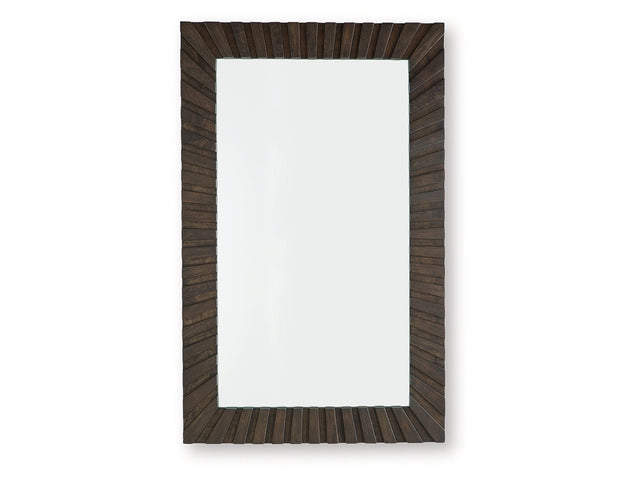 Advin Dark Brown Accent Mirror - Ornate Home