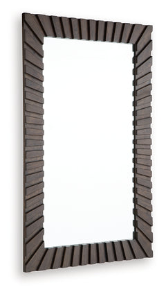 Advin Dark Brown Accent Mirror - Ornate Home