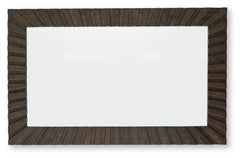 Advin Dark Brown Accent Mirror - Ornate Home