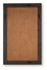 Advin Dark Brown Accent Mirror - Ornate Home