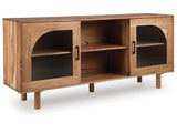 Adway Natural Brown Accent Cabinet (Online Special Price) - Ornate Home