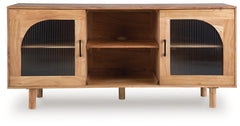 Adway Natural Brown Accent Cabinet - Ornate Home