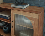 Adway Natural Brown Accent Cabinet - Ornate Home