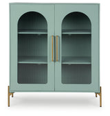 Adwen Light Green Accent Cabinet - Ornate Home