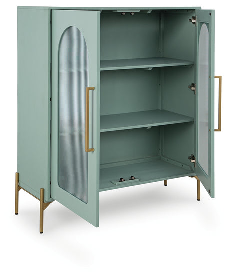 Adwen Light Green Accent Cabinet - Ornate Home