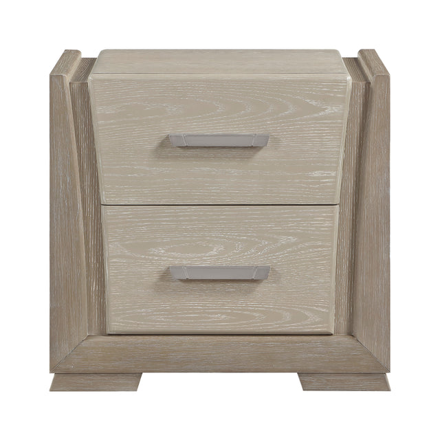 Aeon Beige Nightstand - Ornate Home