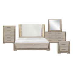 Aeon White 5pc Bedroom Set - Ornate Home