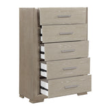 Aeon White 5pc Bedroom Set - Ornate Home