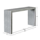 Aerina Aged Gray Console Table - Ornate Home