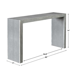 Aerina Aged Gray Console Table - Ornate Home